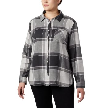 Columbia Ženske Košulje - Simply Put II Flannel Plus Size Tamno Sive | TMZN-03145